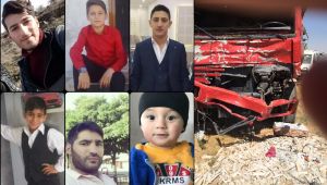 Mardin'deki feci kazada, ailelerinden 