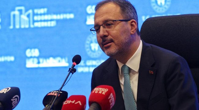 Bakan Kasapoğlu açıkladı: GSB Yurtlarına yerleştirme oranı yüzde 92