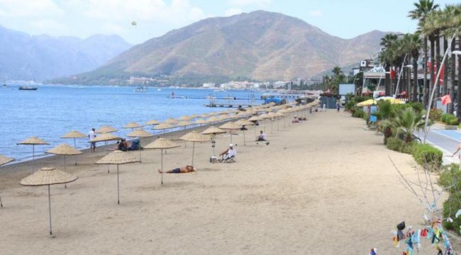Marmaris plajlarında çalışmalar hızlandı