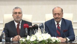 Çalışma Bakanlığı'nda devir teslim yapıldı