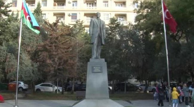 Atatürk 85. ölüm yıl dönümünde Azerbaycan'da anıldı