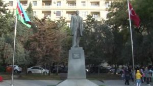 Atatürk 85. ölüm yıl dönümünde Azerbaycan'da anıldı