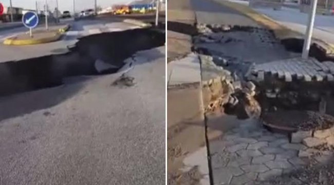 İzlanda’da sismik hareketlilik! Birçok yolda yarık oluştu