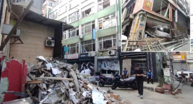 Beyoğlu'nda patlamanın yarattığı hasar gün ağarınca ortaya çıktı