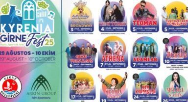Girne Arkın Group Fest 25 Yıldızlar Geçidine Ev Sahipliği Yapacak